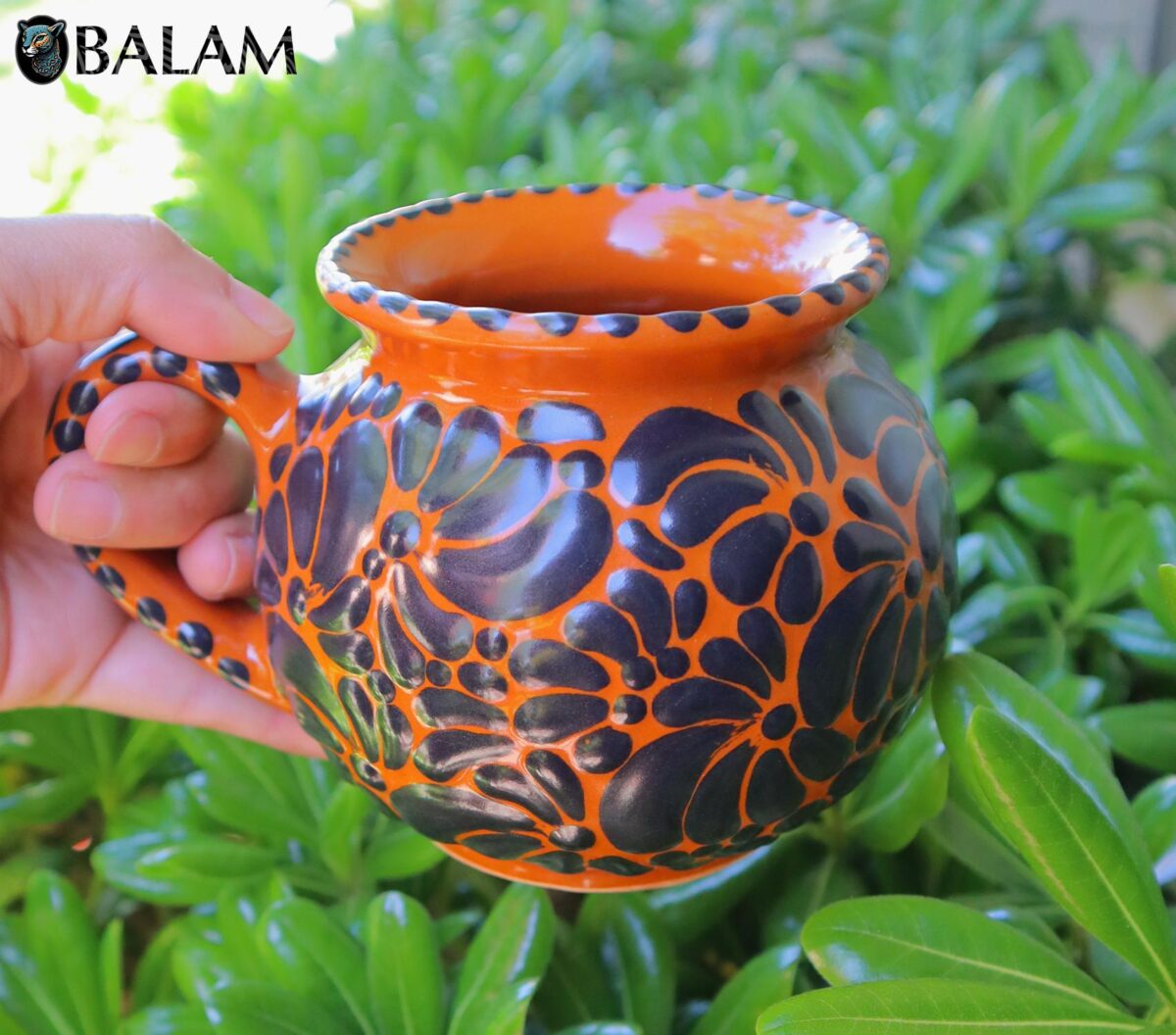 Talavera Jarro bola mug, Coffee cup, Talavera Big Jarro, Mexican Talavera, Jarro mug Talavera Pottery 16oz - 500ml
