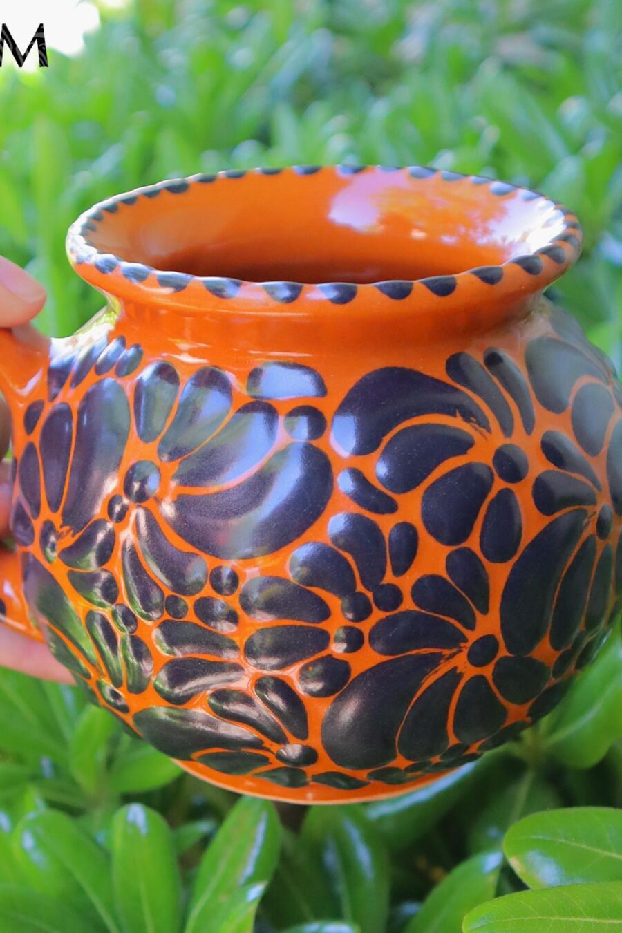 Talavera Jarro bola mug, Coffee cup, Talavera Big Jarro, Mexican Talavera, Jarro mug Talavera Pottery 16oz - 500ml