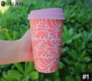 Talavera tumblers cup, Coffee thermal, Talavera Mug with silicon lid, Mexican Talavera thermal cup, Travel tumbler. 14 oz-400ml