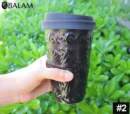 Talavera tumblers cup, Coffee thermal, Talavera Mug with silicon lid, Mexican Talavera thermal cup, Travel tumbler. 14 oz-400ml