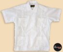 Men's Mexican Traditional shirt, Guayabera for men, formal button up shirt, Cotton Shirt, Father's Day, White shirt, blue shirt