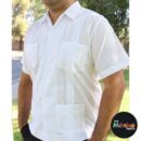 Men's Mexican Traditional shirt, Guayabera for men, formal button up shirt, Cotton Shirt, Father's Day, White shirt, blue shirt