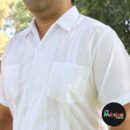 Men's Mexican Traditional shirt, Guayabera for men, formal button up shirt, Cotton Shirt, Father's Day, White shirt, blue shirt