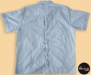 Men's Mexican Traditional shirt, Guayabera for men, formal button up shirt, Cotton Shirt, Father's Day, White shirt, blue shirt