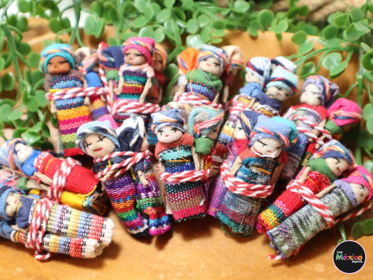 Worry doll, worry dolls, Trouble dolls, Guatemalan worry dolls, Mayan worry dolls, Muñequitas Quitapenas, Muñeca quitapena. - Image 3