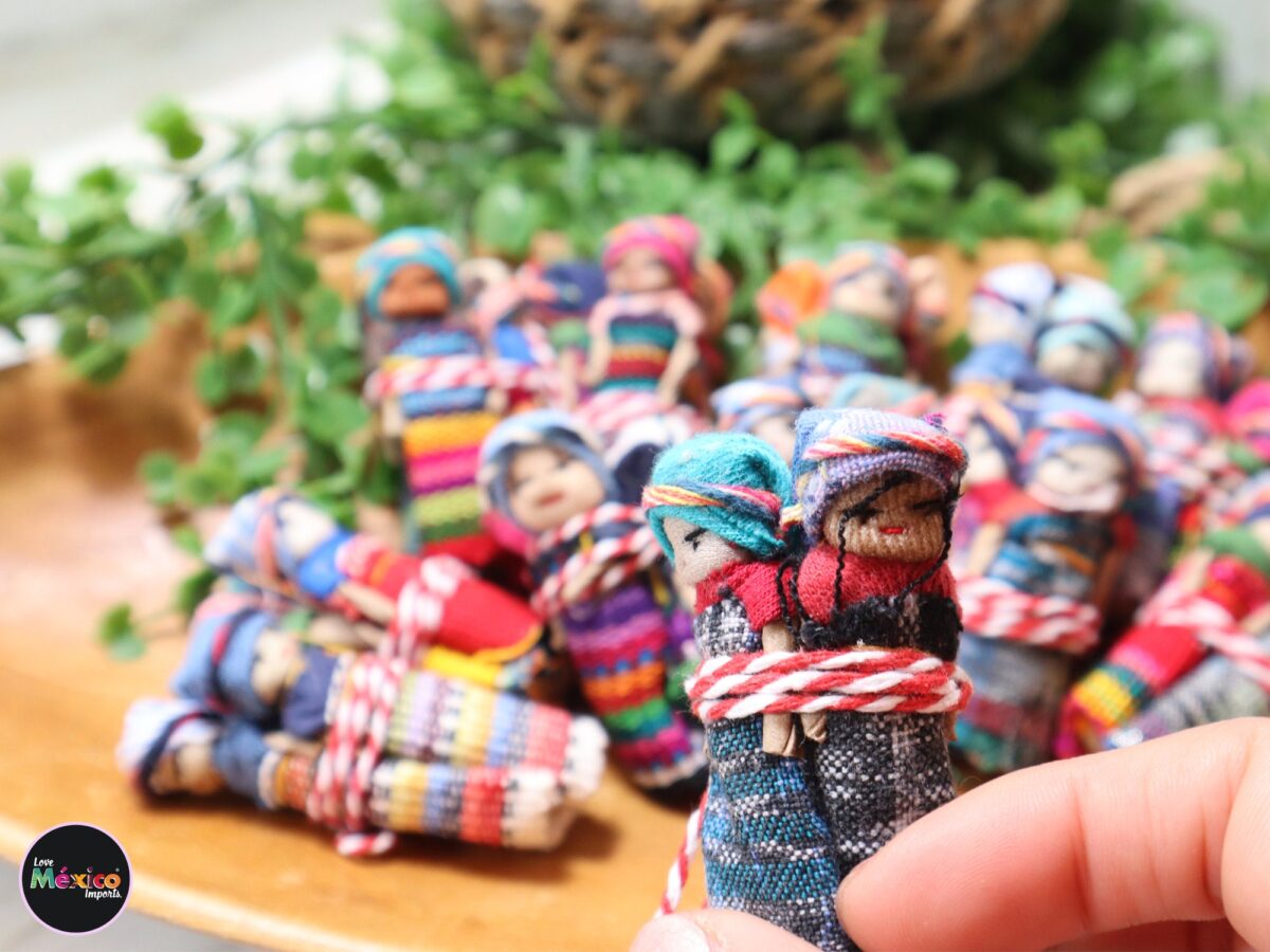 Worry doll, worry dolls, Trouble dolls, Guatemalan worry dolls, Mayan worry dolls, Muñequitas Quitapenas, Muñeca quitapena. - Image 4