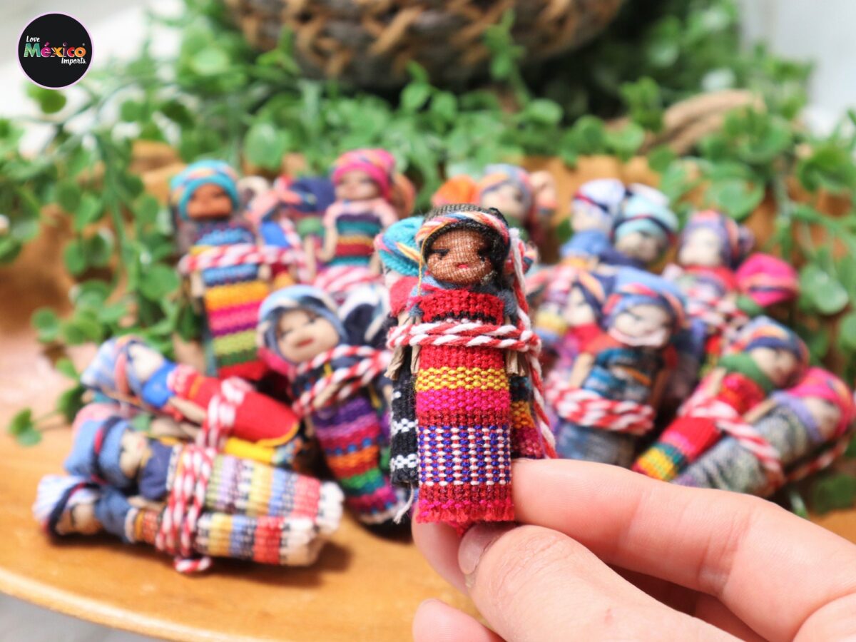 Worry doll, worry dolls, Trouble dolls, Guatemalan worry dolls, Mayan worry dolls, Muñequitas Quitapenas, Muñeca quitapena. - Image 8