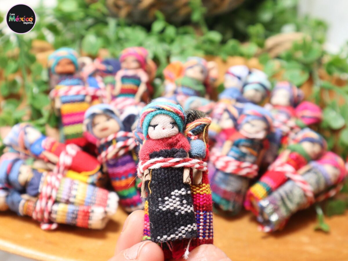 Worry doll, worry dolls, Trouble dolls, Guatemalan worry dolls, Mayan worry dolls, Muñequitas Quitapenas, Muñeca quitapena. - Image 5