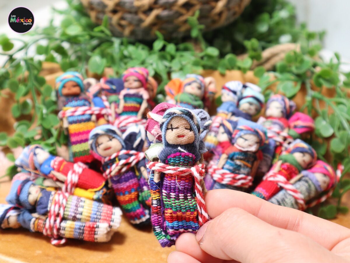 Worry doll, worry dolls, Trouble dolls, Guatemalan worry dolls, Mayan worry dolls, Muñequitas Quitapenas, Muñeca quitapena. - Image 6