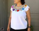 Mexican blouse, colorful tops, peasant blouse. Mexican Style, One size blouse, Blusa floral, Blusa mexicana.