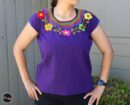 Mexican blouse, colorful tops, peasant blouse. Mexican Style, One size blouse, Blusa floral, Blusa mexicana.