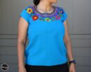 Mexican blouse, colorful tops, peasant blouse. Mexican Style, One size blouse, Blusa floral, Blusa mexicana.