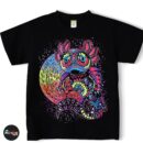 Kid shirt Chihuahua dog, Chihuahua T-shirt, Unique Screen-printing T-shirt, Lion kid shirt, Axolotl, Bird, Glow in blacklights, unique shirt
