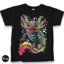 Kid shirt Chihuahua dog, Chihuahua T-shirt, Unique Screen-printing T-shirt, Lion kid shirt, Axolotl, Bird, Glow in blacklights, unique shirt