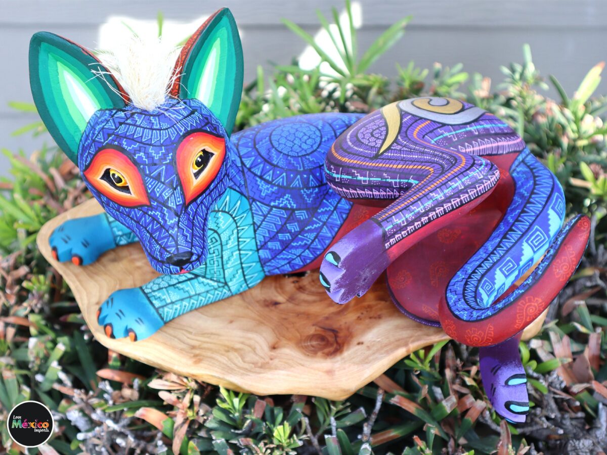 Amazing Xoloitzcuintle Alebrije, Mexican hairless Dog, Aztec Dog, Wood copal sculpture, Dog Alebrije, Mexican Art, Maguey Fiber hair. - Image 3