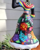 Mexican catrina wooden, Catrina Alebrije, Catrina Sculpture, Dia de los Muertos Alebrije. Day of death alebrije. 12 inches