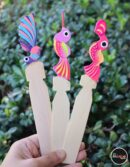 Bookmarks, Wooden Bookmarks, Animal bookmark, Alebrije from Oaxaca, alebrije, Copal wood sculpture, Wood Art, Alebrije art