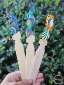 Bookmarks, Wooden Bookmarks, Animal bookmark, Alebrije from Oaxaca, alebrije, Copal wood sculpture, Wood Art, Alebrije art