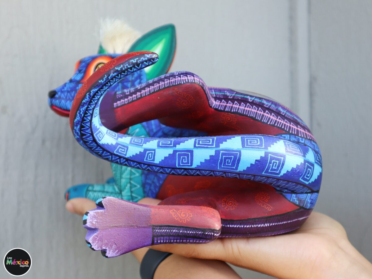 Amazing Xoloitzcuintle Alebrije, Mexican hairless Dog, Aztec Dog, Wood copal sculpture, Dog Alebrije, Mexican Art, Maguey Fiber hair. - Image 4
