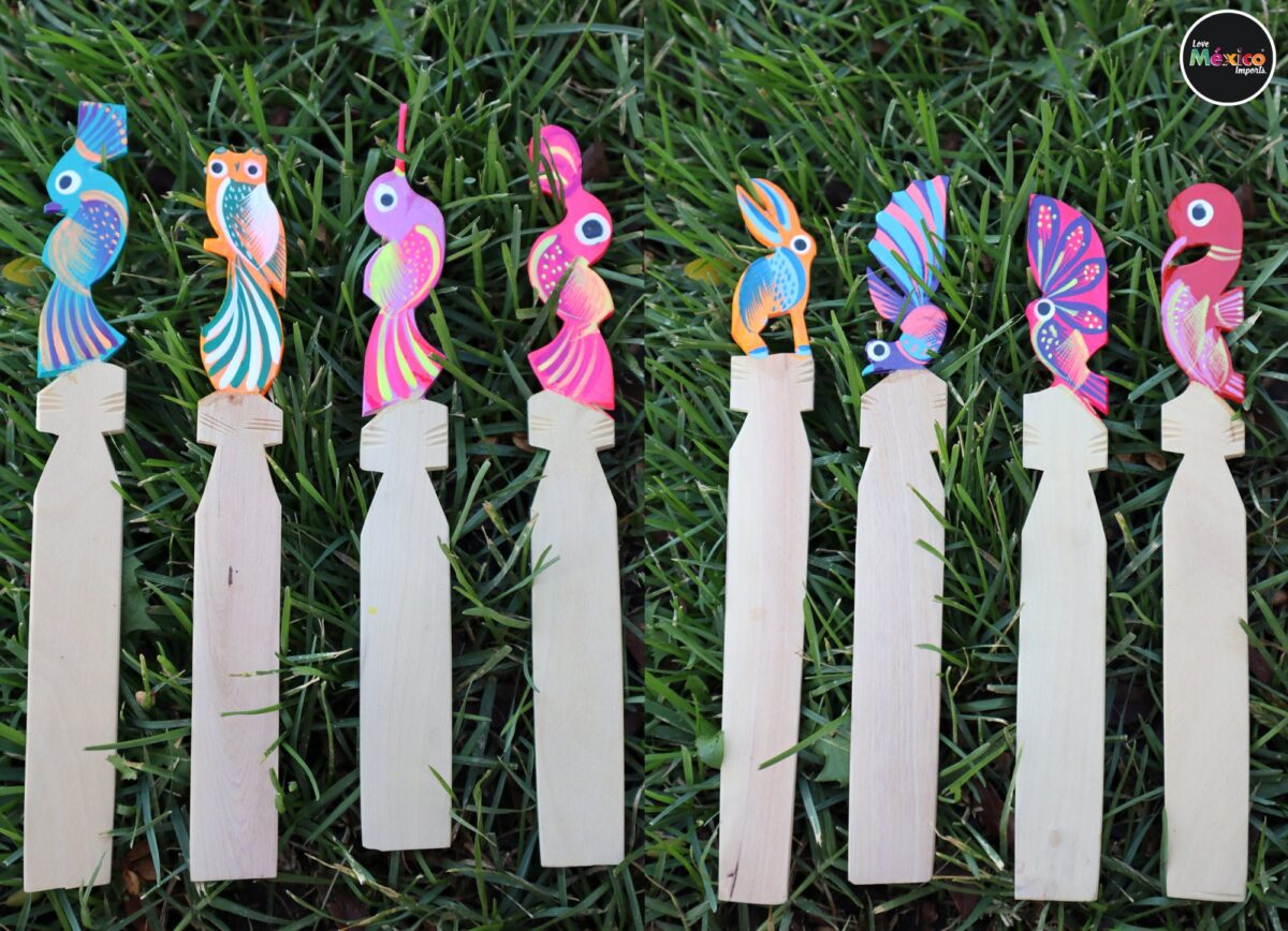 Bookmarks, Wooden Bookmarks, Animal bookmark, Alebrije from Oaxaca, alebrije, Copal wood sculpture, Wood Art, Alebrije art - Image 2