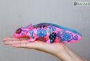 Alebrije from Oaxaca, alebrije, Copal wood sculpture, Axolotl alebrije, Ajolote, Salamander, Cute axolotl alebrije, Metallic colors, Axolotl