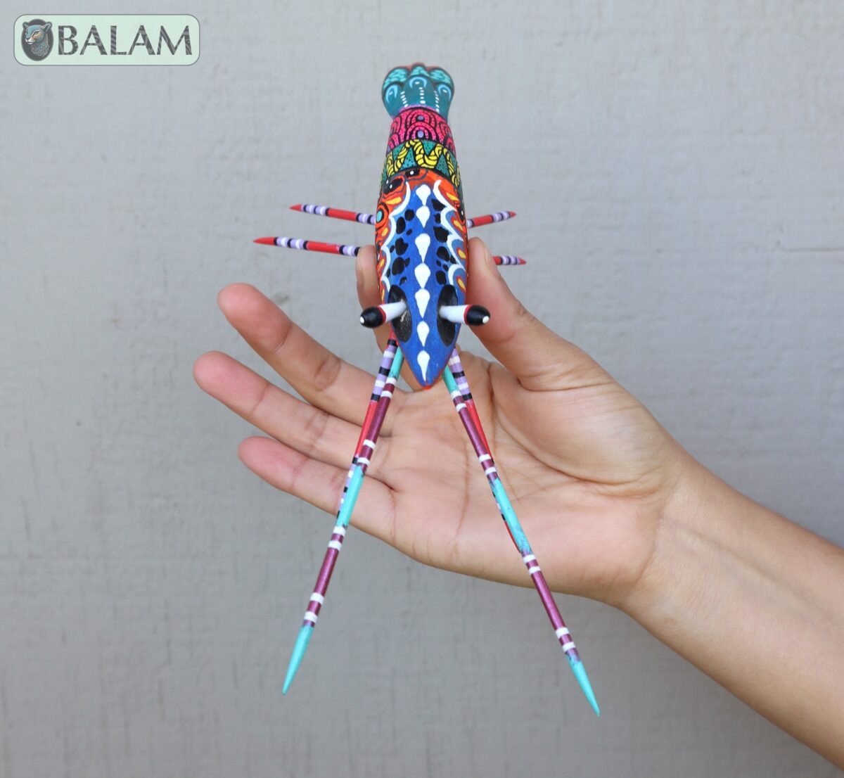 Shrimp alebrije, camaron, lobster alebrije, Alebrije from Oaxaca, Dia de los muertos, Copal wood sculpture, Alebrijes, Cute shrimp alebrije. - Image 5