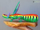 Axolotl with wings, Alebrije from Oaxaca, Copal wood sculpture, Alebrije art, Axolotl alebrije, Ajolote, Salamander, special alebrije.
