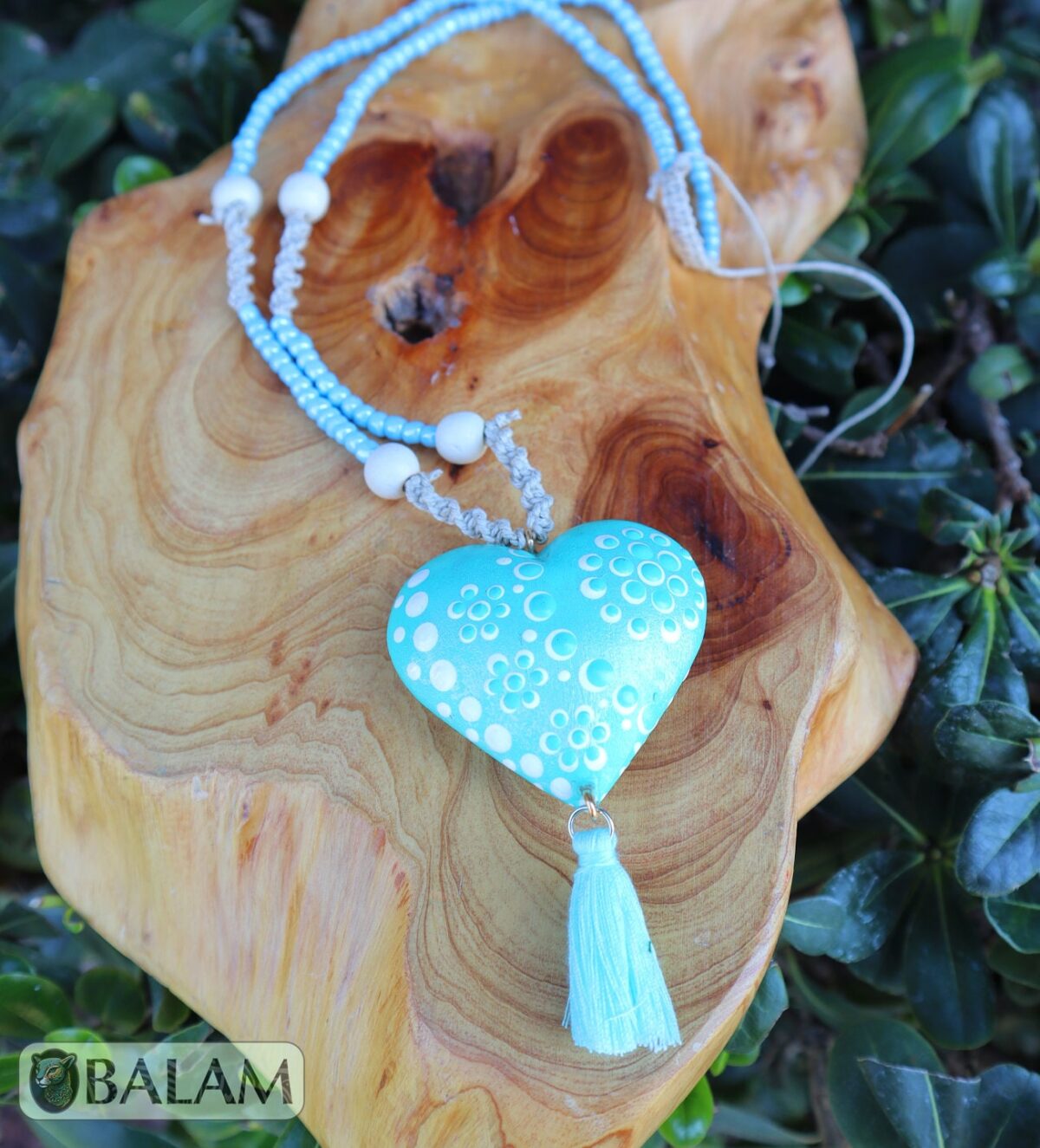 Alebrije hearts, Alebrije wooden necklace, Hand painted heart, alebrije de Corazón, Wood Art, heart necklace, Alebrije necklaces. - Image 6