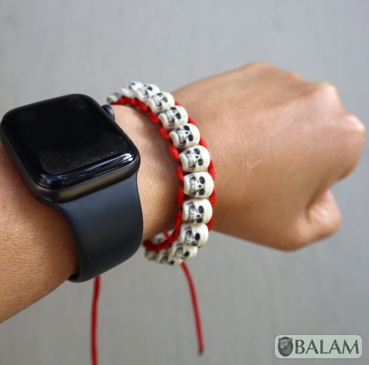 Ceremonial bracelets, Skull bracelet, skull beaded bracelet, amazing skull accessory, coolest skulls, carved bone, dia de los muertos,