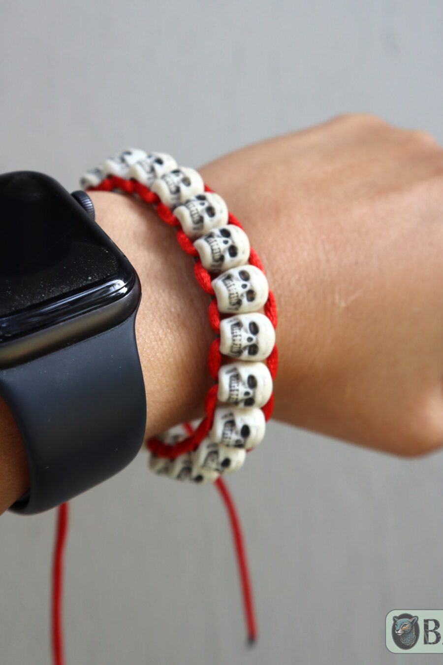 Ceremonial bracelets, Skull bracelet, skull beaded bracelet, amazing skull accessory, coolest skulls, carved bone, dia de los muertos,