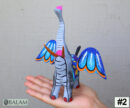 Elefantito alebrije, Cute little elephant, elephant Alebrije from Oaxaca, elephant alebrije, Copal wood sculpture, Wood Art, Alebrije art.