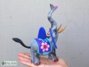 Elefantito alebrije, Cute little elephant, elephant Alebrije from Oaxaca, elephant alebrije, Copal wood sculpture, Wood Art, Alebrije art.