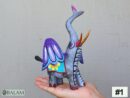 Elefantito alebrije, Cute little elephant, elephant Alebrije from Oaxaca, elephant alebrije, Copal wood sculpture, Wood Art, Alebrije art.