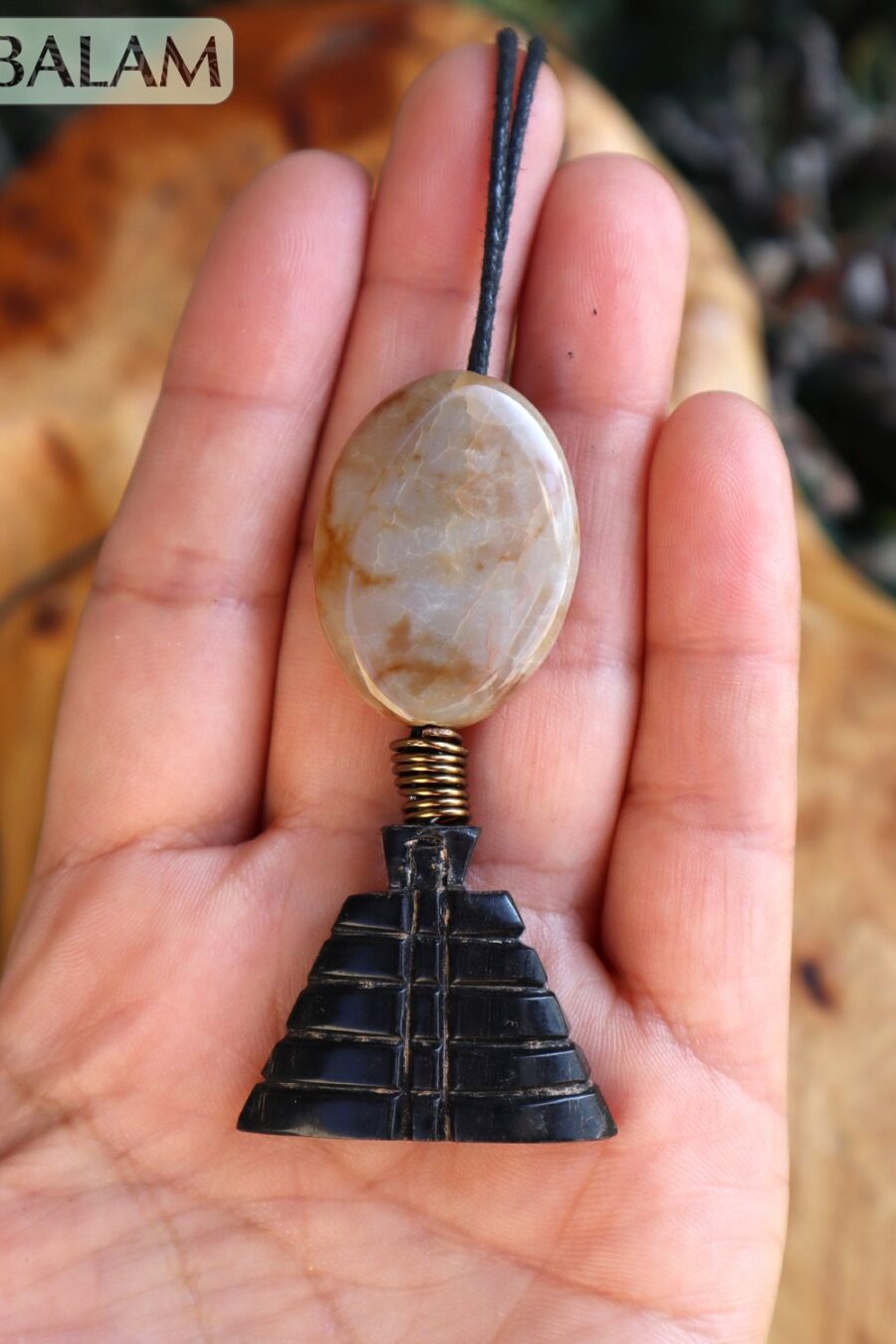 Ceremonial necklace, stone necklace, Mayan Jade, Adjustable Jade necklace, Mexica necklace, serpentine stone. Flower of life obsidian stone.