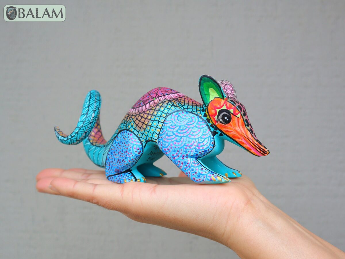Tlacuache, Family of Opossums,  Familia de Tlacuaches, Opossum, Alebrije from Oaxaca, alebrije, Copal wood sculpture, Wood Art, Alebrije art - Image 10