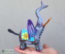 Elefantito alebrije, Cute little elephant, elephant Alebrije from Oaxaca, elephant alebrije, Copal wood sculpture, Wood Art, Alebrije art.