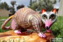 Tlacuache, Family of Opossums,  Familia de Tlacuaches, Opossum, Alebrije from Oaxaca, alebrije, Copal wood sculpture, Wood Art, Alebrije art