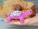 Turtle alebrije, Tortuga alebrije, Tortoise Alebrije from Oaxaca, animal alebrije, Copal wood sculpture, Wood Art, Alebrije art