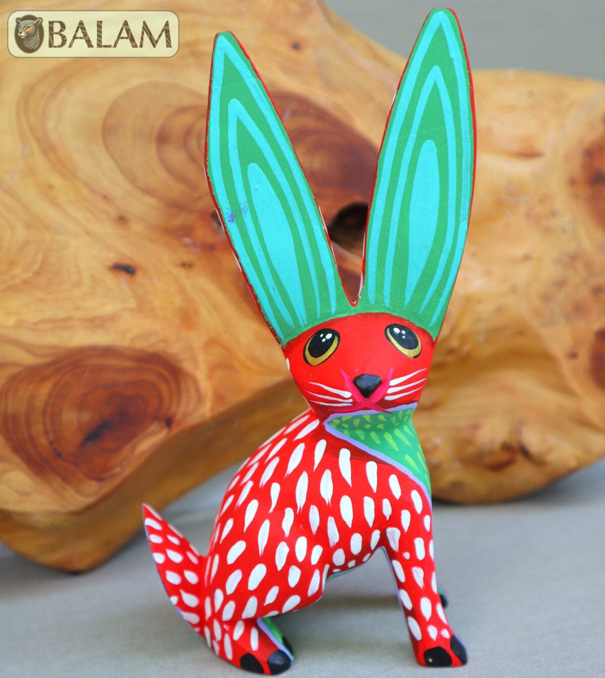 Rabbit alebrije, Conejito, Alebrije from Oaxaca, Bunny alebrije, Copal wood sculpture, Wood Art, Alebrije art, Rabbit, Rabbit Alebrije. - Image 8