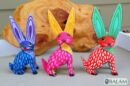 Rabbit alebrije, Conejito, Alebrije from Oaxaca, Bunny alebrije, Copal wood sculpture, Wood Art, Alebrije art, Rabbit, Rabbit Alebrije.