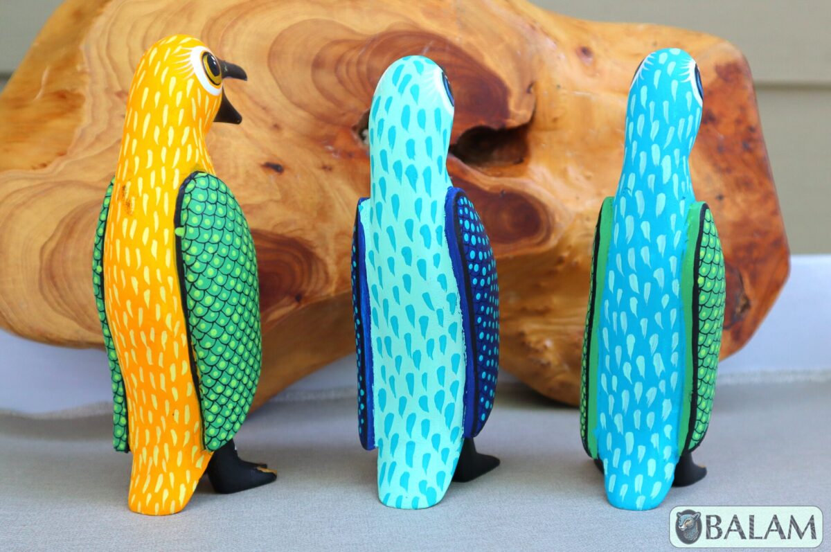 Penguin, Pinguino alebrije, Penguin alebrije, Alebrije from Oaxaca,, Copal wood sculpture, Wood Art, Alebrije art. - Image 3