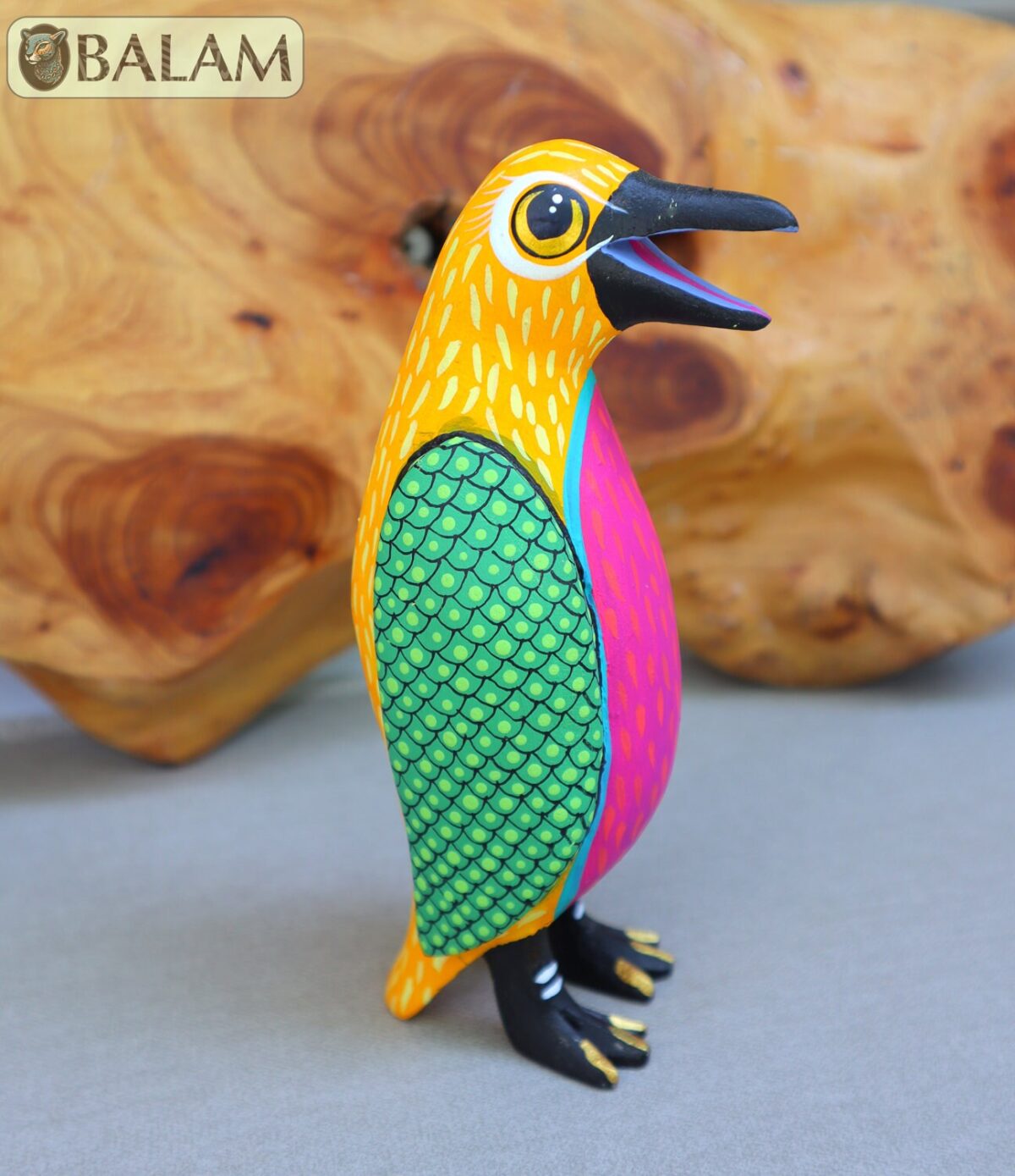 Penguin, Pinguino alebrije, Penguin alebrije, Alebrije from Oaxaca,, Copal wood sculpture, Wood Art, Alebrije art. - Image 5