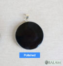 Obsidian pendant, stone necklace, Obsiana Mexica, Obsidian pendant and silver. Engraved Mictlantecuhtli, Hunab ku, Eclipse, Skull, ball game