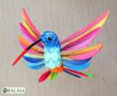 Hummingbird Alebrije, Hummingbird ornament, Wood copal sculpture, hummingbird, bird alebrije, Colibri alebrije, Big hummingbird alebrije.