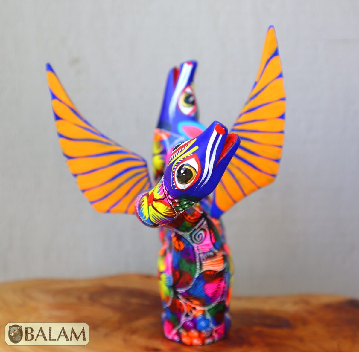 Coyote Snake alebrije, mix alebrije, Wolf snake with wings, Dreams alebrije, Amazing alebrije snake, coyote alebrije, unique Oaxaca alebrije