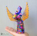 Coyote Snake alebrije, mix alebrije, Wolf snake with wings, Dreams alebrije, Amazing alebrije snake, coyote alebrije, unique Oaxaca alebrije