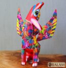 Coyote Snake alebrije, mix alebrije, Wolf snake with wings, Dreams alebrije, Amazing alebrije snake, coyote alebrije, unique Oaxaca alebrije