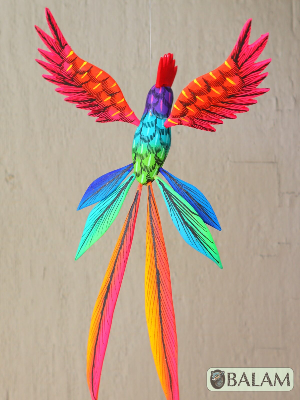 Quetzal Alebrije, Quetzal ornament, Wood copal sculpture, Quetzal, bird alebrije, Quetzal Maya. - Image 6