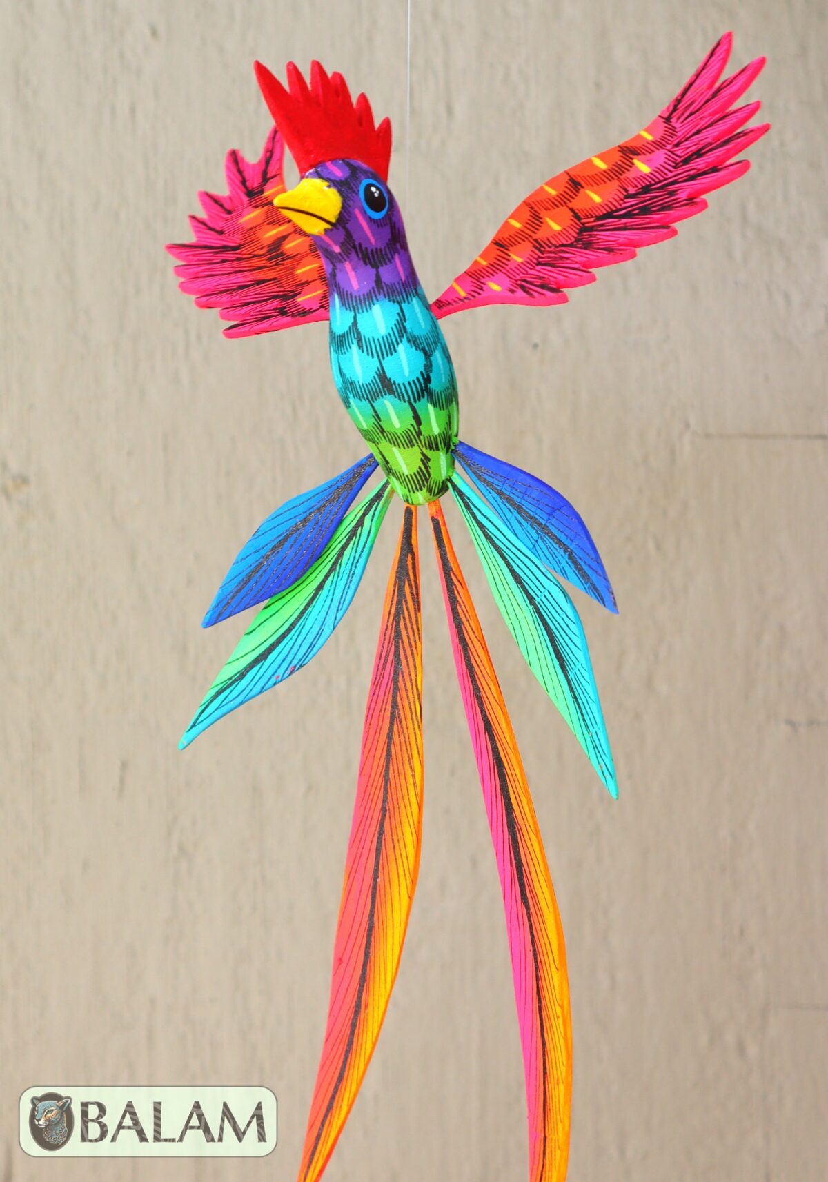 Quetzal Alebrije, Quetzal ornament, Wood copal sculpture, Quetzal, bird alebrije, Quetzal Maya. - Image 7