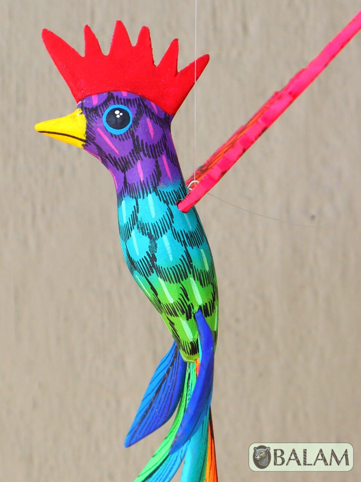 Quetzal Alebrije, Quetzal ornament, Wood copal sculpture, Quetzal, bird alebrije, Quetzal Maya. - Image 4